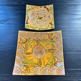 Pair of oriental decor empty pockets