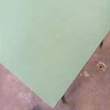 Tolix table, metal kitchen table, compass feet