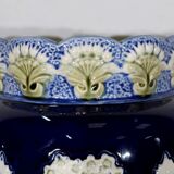 Earthenware vase, faience factory of fives lille - early twentieth century