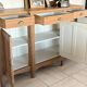 Massive oak sideboard