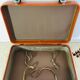 Vintage leather suitcase