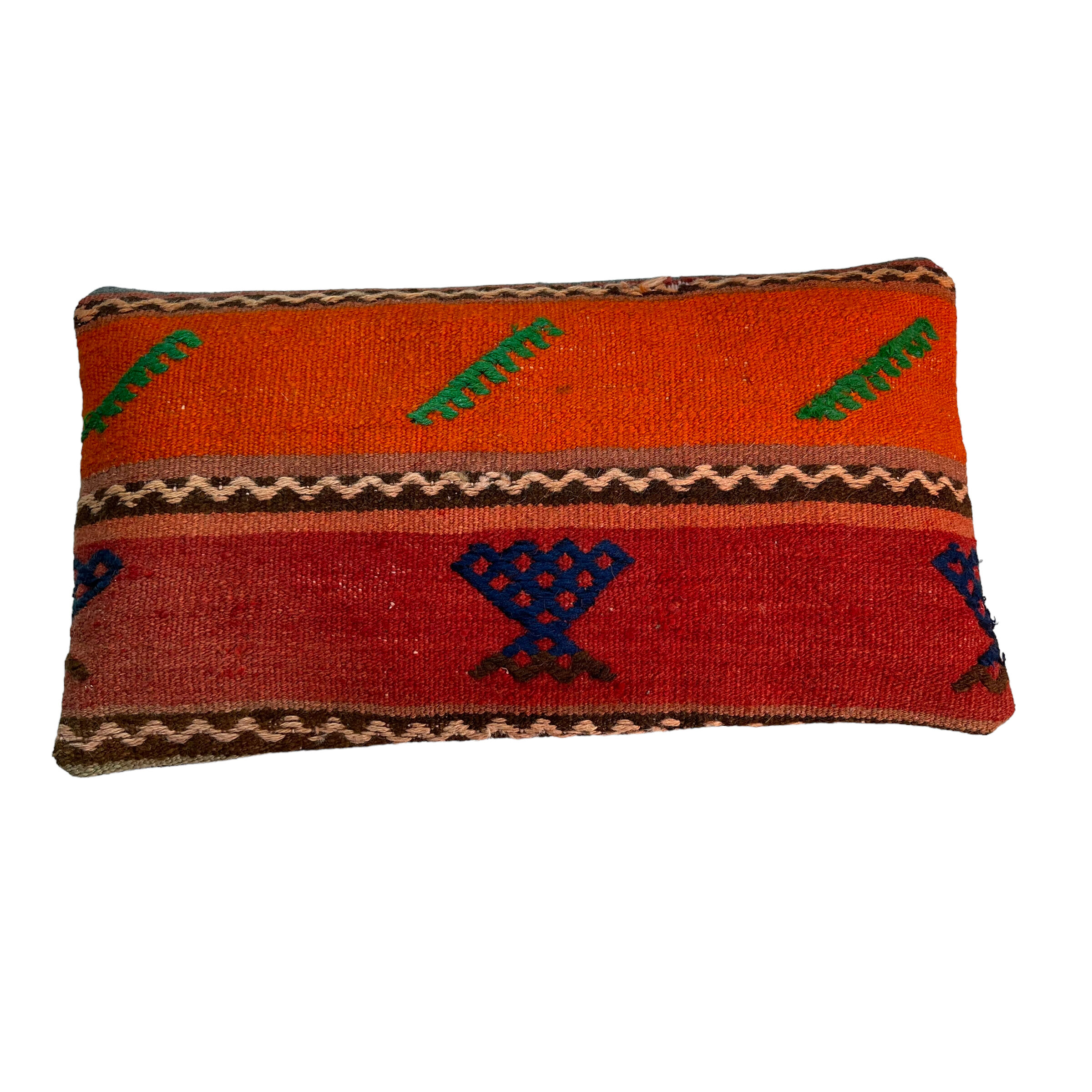 Vintage turkish handmade cushion cover , 30 x 50 cm