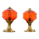 Pair of Design Glass Table Lamps, 1960s