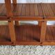 Solid wood shelf from the 70s