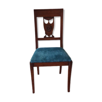 Mahogany lyre chair