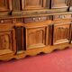 Buffet of castel period Louis XV in massive walnut region North Lyonnais