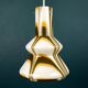 Mid-century brown opaline glass pendant, Murano, Italy, 1950s