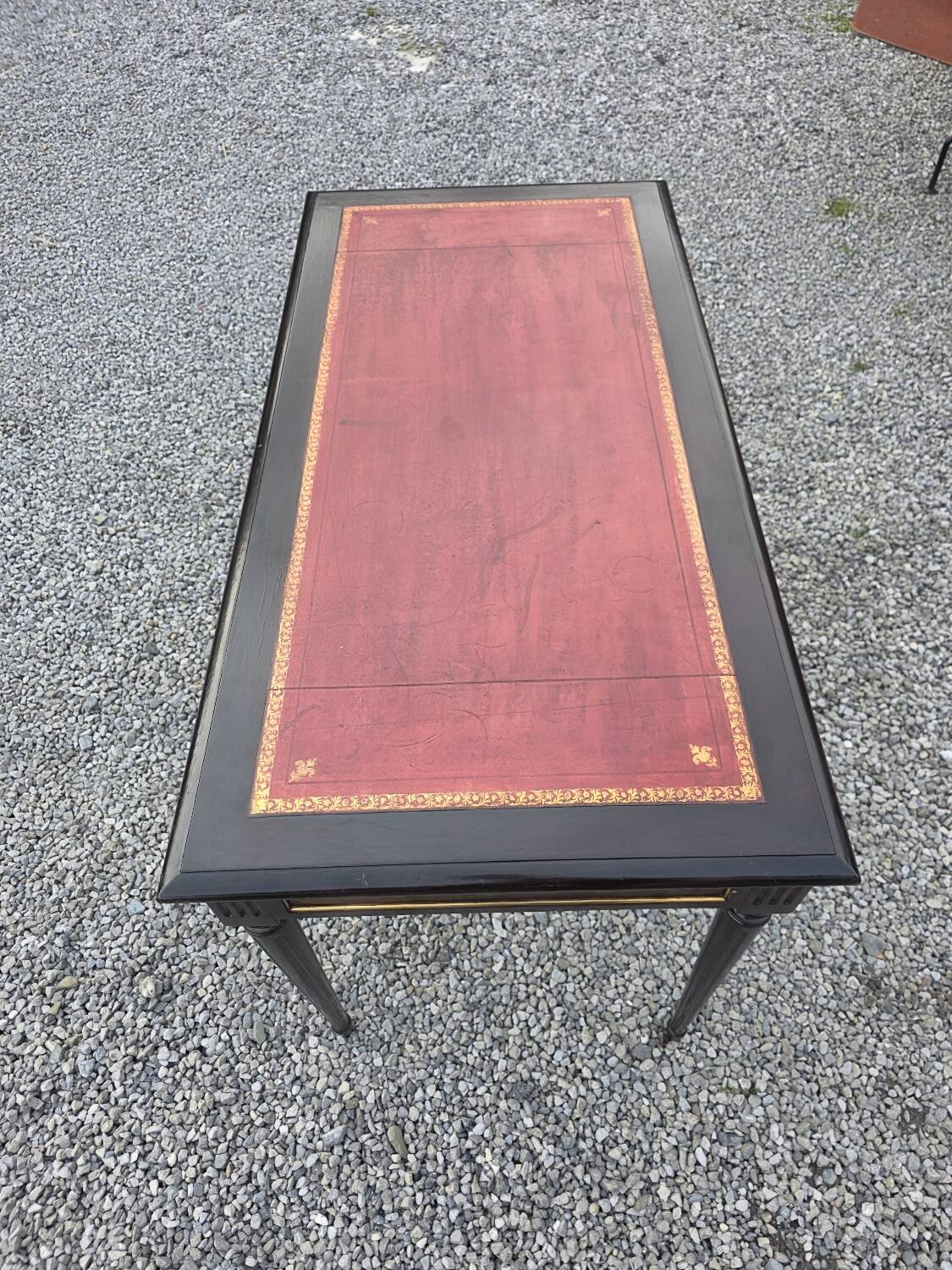 Louis XVI style mahogany desk from the 20th century.