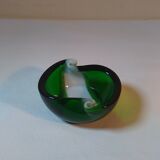 Series of three vacuum-pocket in early 1970s murano glass