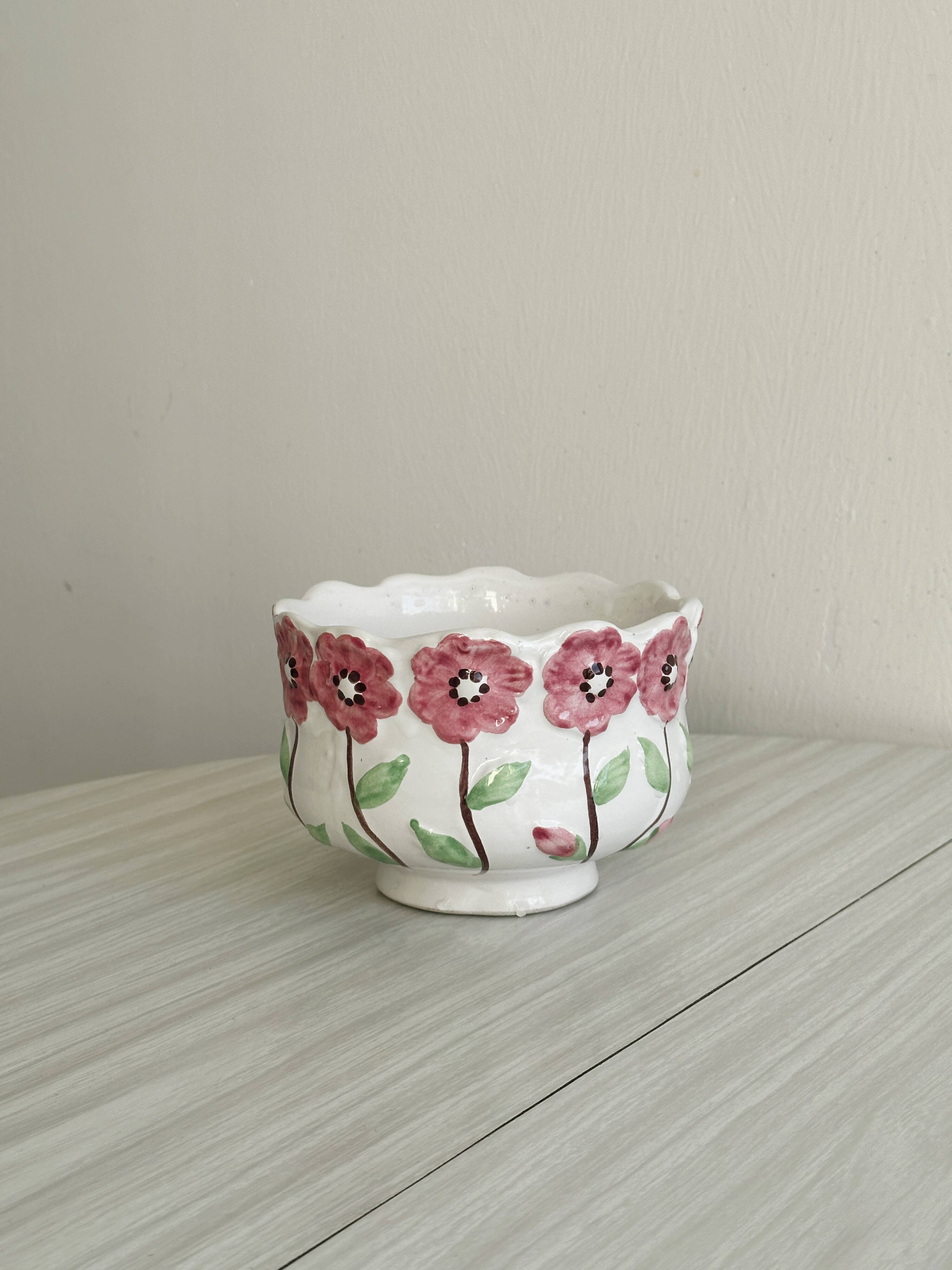 Small old slip pot cover