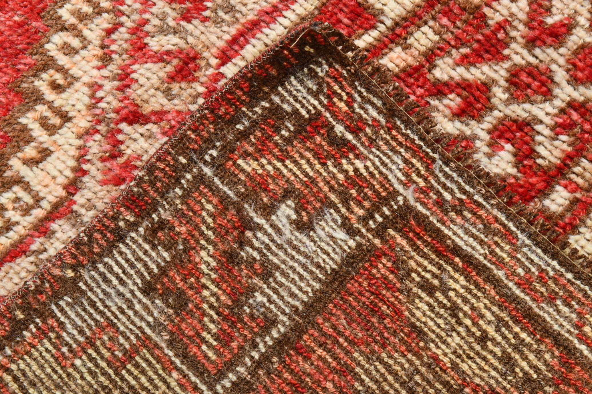 5x10 Geometric Tribal Red Persian Rug, 141x309Cm