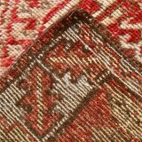 5x10 Geometric Tribal Red Persian Rug, 141x309Cm