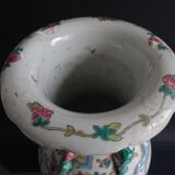 Vase chinois famille rose 46cm porcelaine Chine marque kangxi 19th