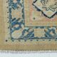 Tapis Persan Vintage Beige Et Bleu à Motifs Floraux, 301x388Cm