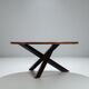 Gerard Geytenbeek tripod dining table in wenge, The Netherlands, 1960