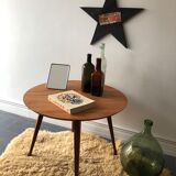 Vintage coffee table compass feet