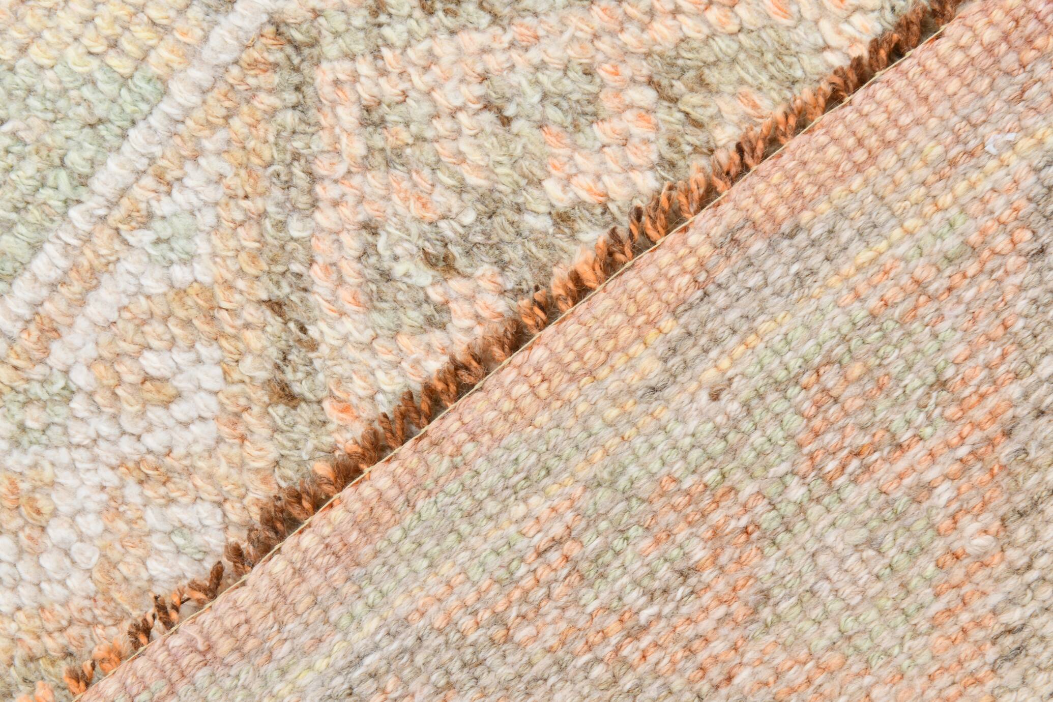 3x12 Turkish Cream & Brown Vintage Runner Rug, 79x366Cm