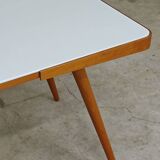 Table basse opaxit blanc par Jiri Jiroutek pour Cesky Nabytek 1960