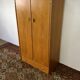 60s blond wooden cabinet