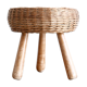 Tripod stool wicker Tony Paul, 50 years