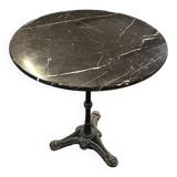Black marble table
