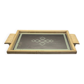 Antique Art Deco mirror plateau