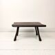 Mid Century Table d'appoint Tabouret de fleur Banc de fleur Tabouret Table basse en bois massif Brut