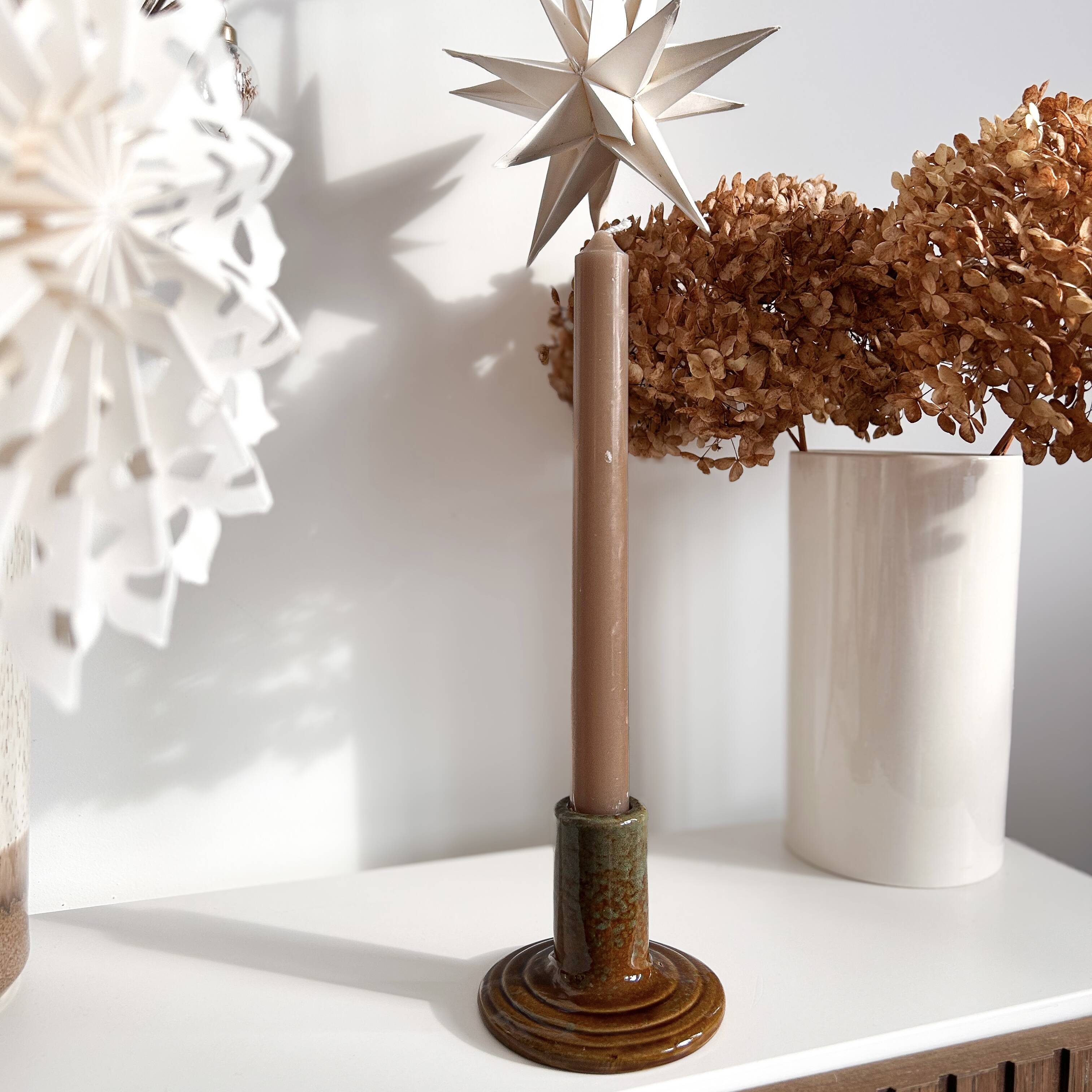 CERAMIC CANDLE HOLDER