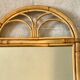 Vintage rattan mirror 82x45cm