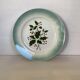 Old earthenware plate holly pattern