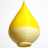 Beautiful original large 1960s Heifetz Rotaflex pendant lamp in drop shape