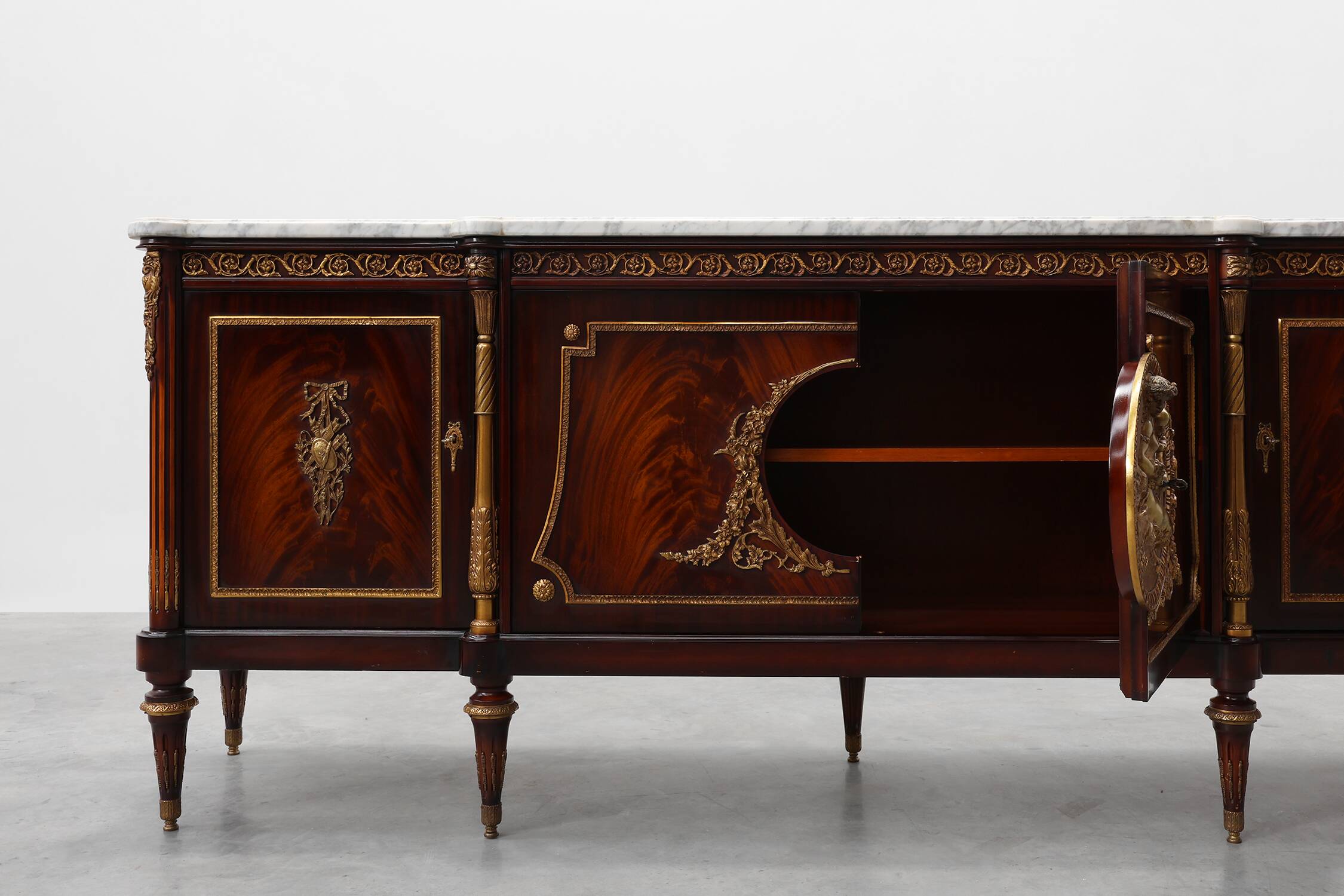 High Quality 20th Century Louis XVI style Mahogany sideboard by E.P. Ehalt