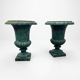 Pair of antique Medici vases in cast iron
