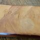 Ashtray signed Paul Bay
