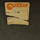 Vintage leather stacking chair by Klober Germany