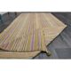 1970s Turkish Oushak Handmade Wool Cotton Beige Runner Rug 130x266