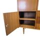 Vitrine vintage en bois / meuble bar / petite armoire