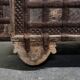 Antique coffre de mariage bois et fer, Inde, XIXème