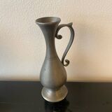 Small pewter soliflore vase