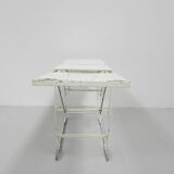 Industrial side table, hospital bed
