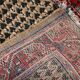 Tapis Vintage Seraband Indien en Laine, Années 1970, Élégance Artisanale