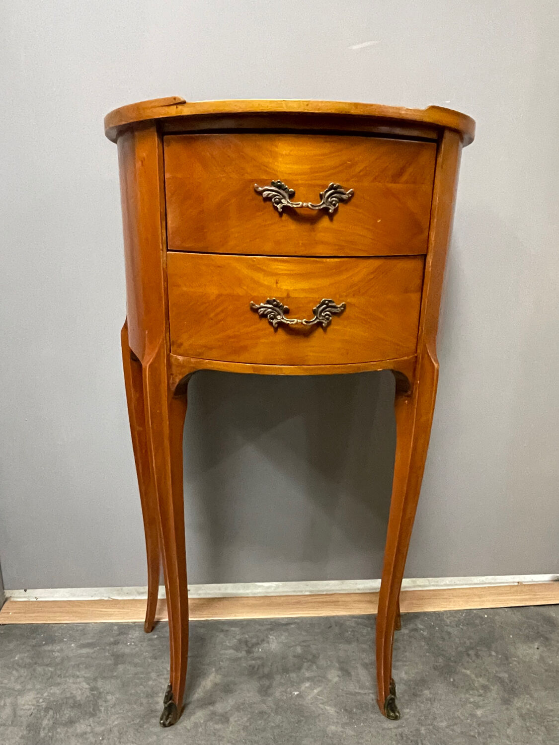 French demi-lune commode