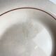 Set of 6 demi-deep plates from Longwy, early 20th century, floral decoration.