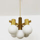Swedish brass chandelier by Hans Agne Jakobsson