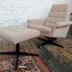 Fauteuil avec ottoman tchèque, 1960, Munzar et Moraves