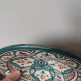 Assiette vintage céramique orientale style safi