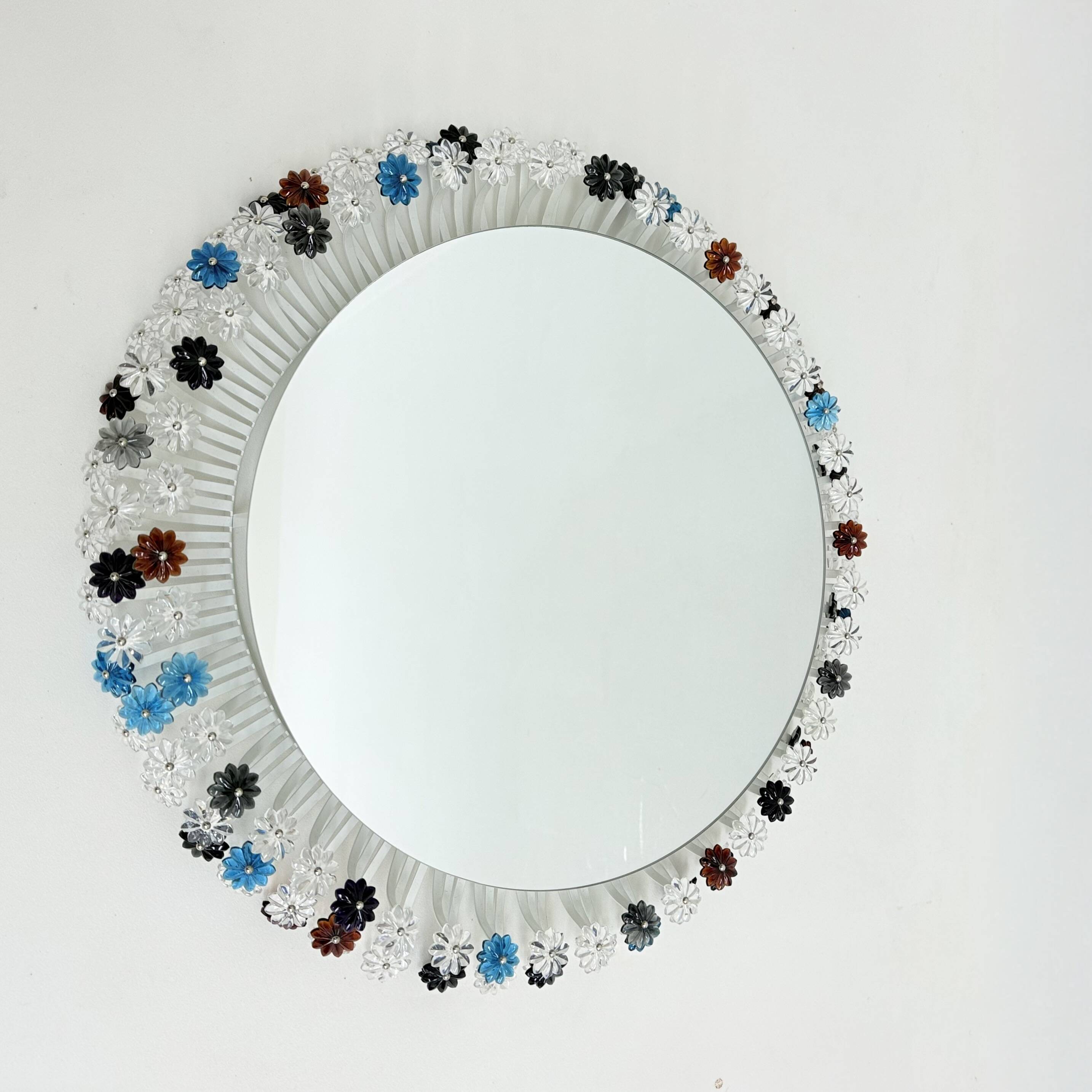 Vintage Back light Mirror by Emil Stejnar for Rupert Nikoll 1950s