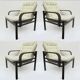 Lounge Easy Chairs by Bror Boije for Dux Miljo Expo, Sweden 1980s, Set of 4