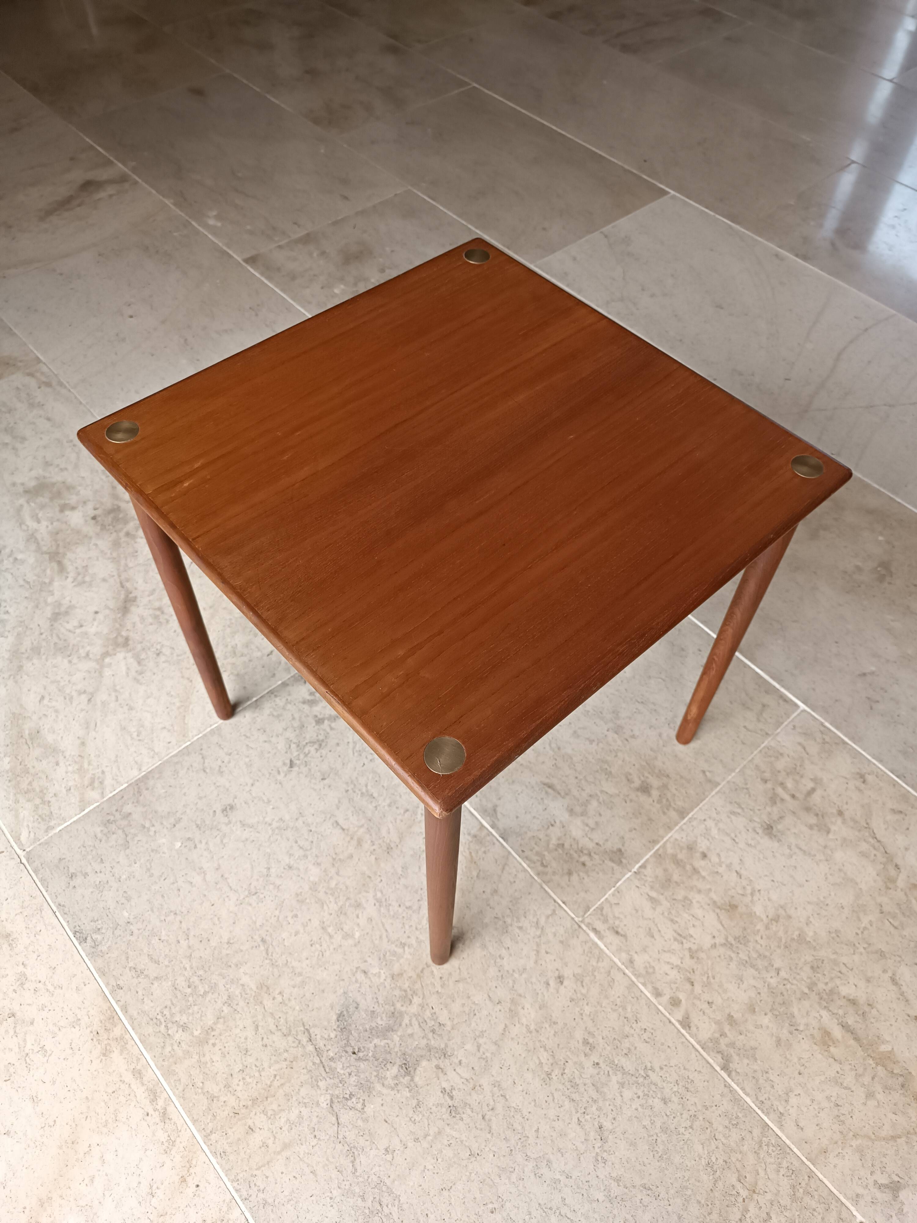 Teak side tables by Georg Petersens