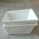 Two asymmetrical square gratin dishes BCI numbered, Made in France